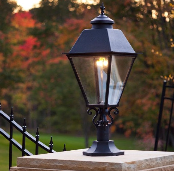 Post mount hotsell gas lantern