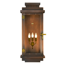 Load image into Gallery viewer, Triple burner electric lantern contempo flush mount