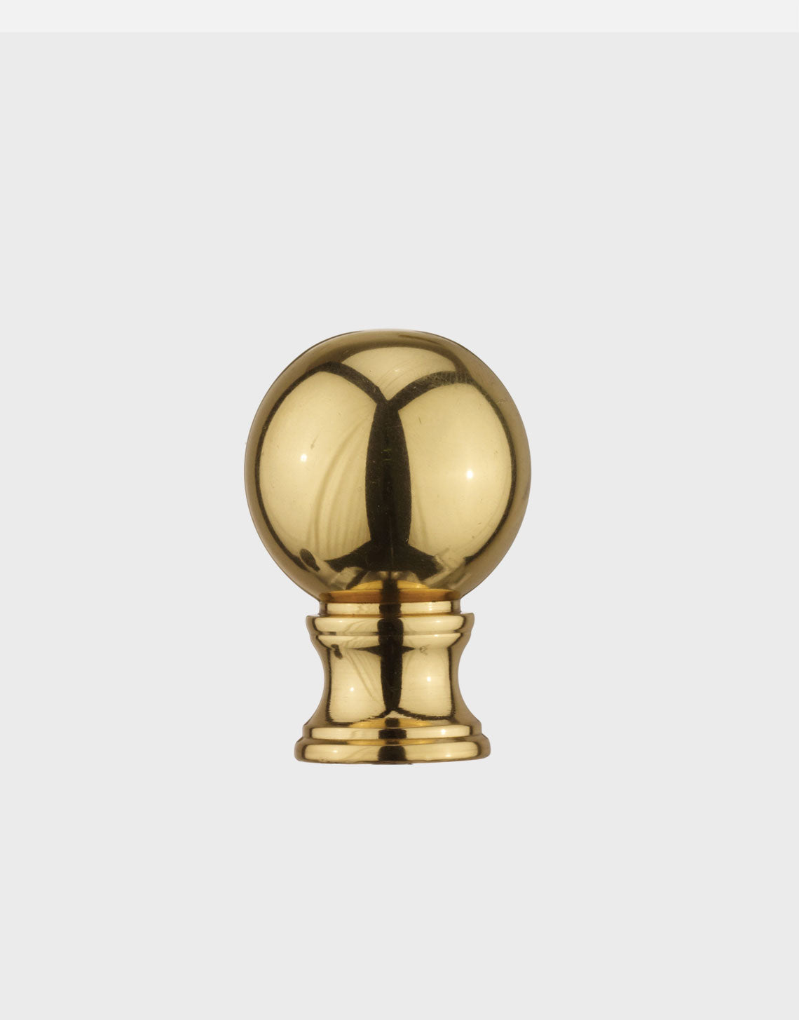 AGLW Solid Brass Ball Gaslight Finial F03