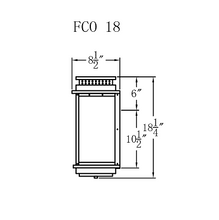 Load image into Gallery viewer, FCO18 Contempo Flush Lantern

