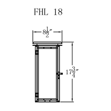 Load image into Gallery viewer, FHL18 Size Diagram
