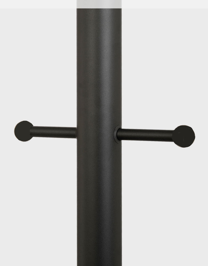 Black Plastic Ladder Rest Kit w/ Black Balls