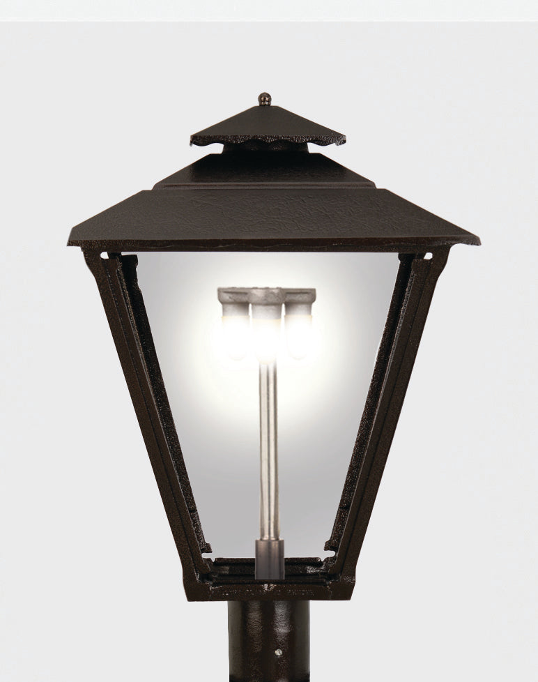The Old Allegheny 3701 Post Mount Gaslight by American Gas Lamp Works