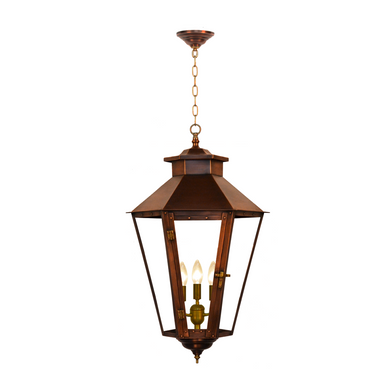 coppersmith gaslight, bayou street, hanging chain mount