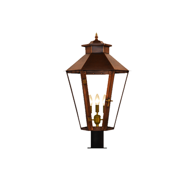 Bayou Street Gaslight with Pier Mount