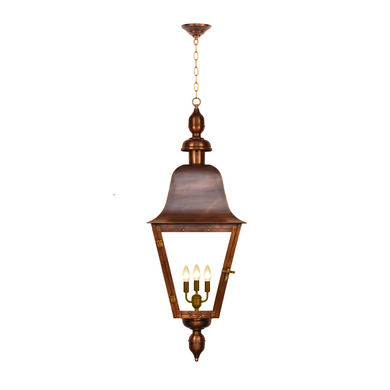 Belmont Gaslight with hanging chain mount