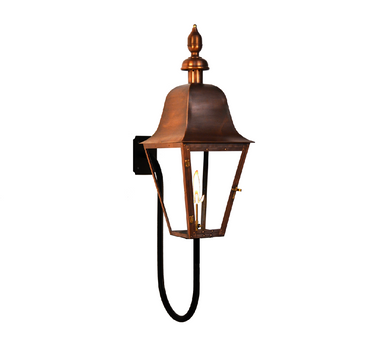 Belmont Gaslight with Gooseneck Mount