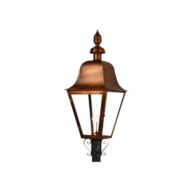Belmont Gaslight with Grand Post Mount