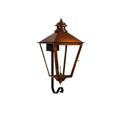 Adam Street Gas Light with Bottom Farmhouse Hook