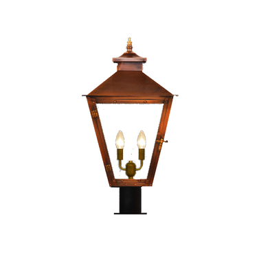 Conception Street gaslight with pier mount