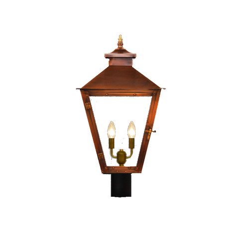 conception street gaslight with post mount
