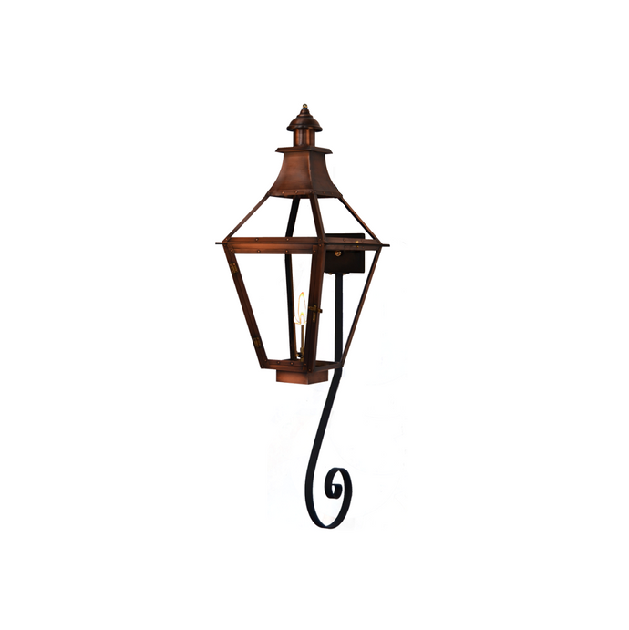 Coppersmith Creole Gaslight with Bottom Scroll