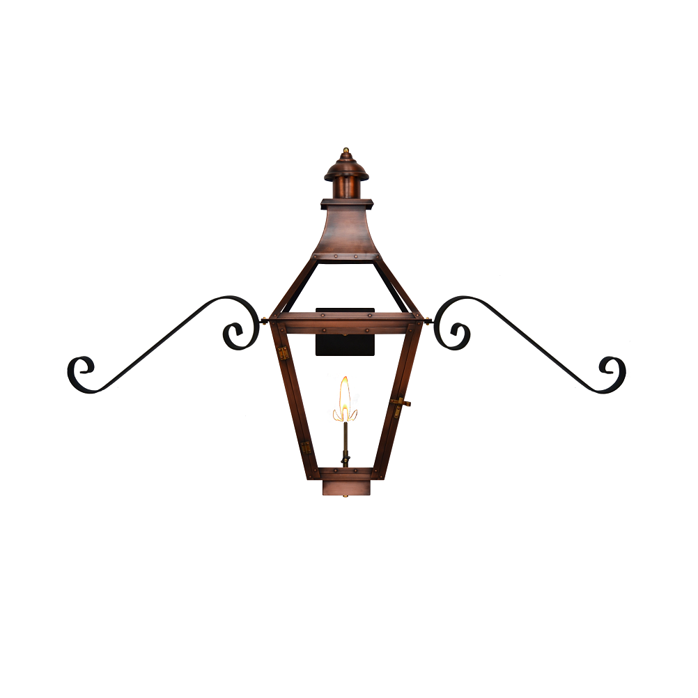 Coppersmith Creole Gaslight with Classic Moustache Brackets