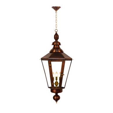 Coppersmith Eslava st. gaslight with hanging chain mount