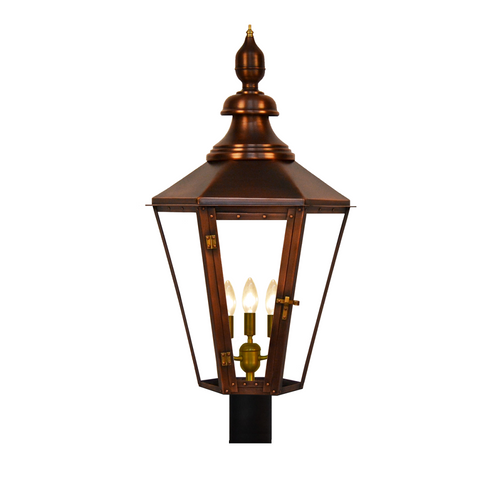 Coppersmith Gaslight, eslava street post mount