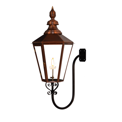 Coppersmith eslava street with s-scroll gooseneck wall mount