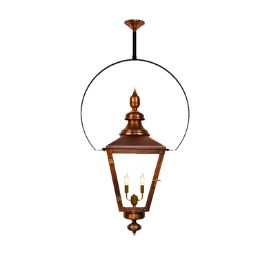 Coppersmith Gaslight, Franklin Street, Hanging Classic Yoke Mount