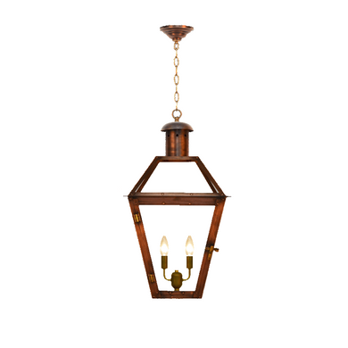 Georgetown Gaslight with Hanging Chain Mount Bracket