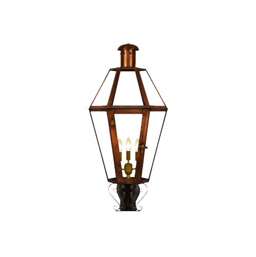Coppersmith Mount Vernon Gaslight with Grand Pier Mount