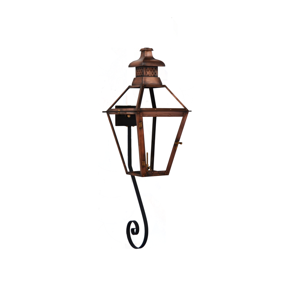 Coppersmith Pebble Hill Gaslight with bottom scroll