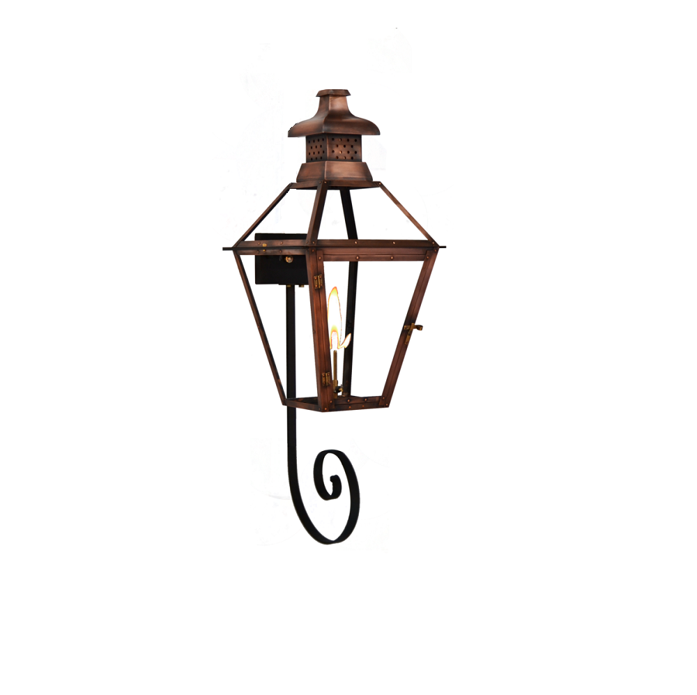 The CopperSmith Pebble Hill Gas and Electric Lantern Pebble Hill Gas and  Electric Copper Lanterns PH20-22-29PH Pebble Hill