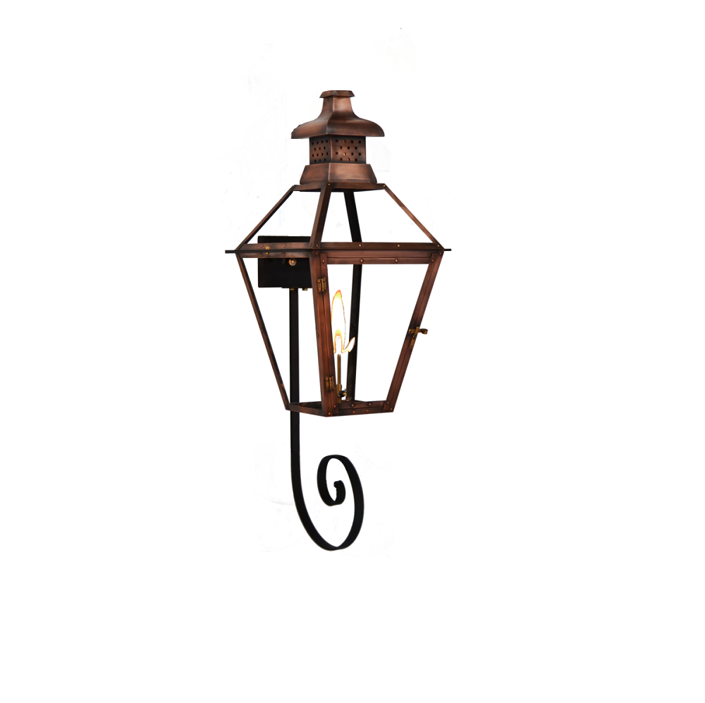 Coppersmith Pebble Hill Gaslight with Reverse Bottom Scroll