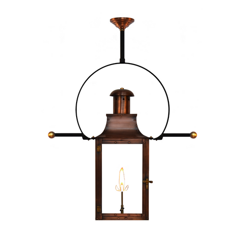 Coppersmith somerset gaslight with hanging classic yoke ladder rests