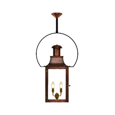 Coppersmith Somerset gaslight with hanging classic yoke