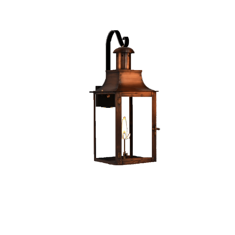 Coppersmith somerset gaslight with farm hook