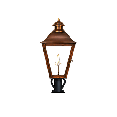 Coppersmith state street gaslight with grand pier mount