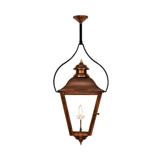 Coppersmith state street gaslight with hanging pendent yoke