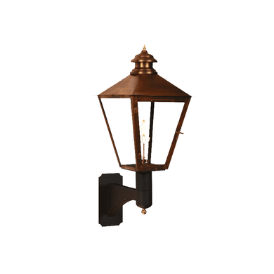 Adam Street Gas Light with Grand Harbor Wall Bracket