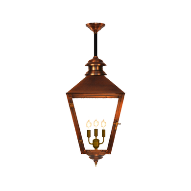 Adam Street Gaslight with hanging Stem Mount Bracket