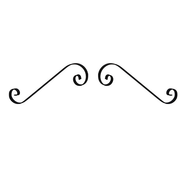CM, classic moustache Gaslight bracket