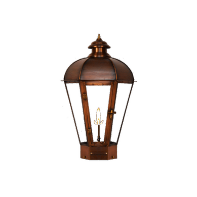 Coppersmith Joachim Street Gaslight with copper pier mount