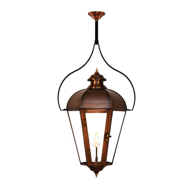 Coppersmith Joachim Street Gaslight with Hanging Pendent Yoke