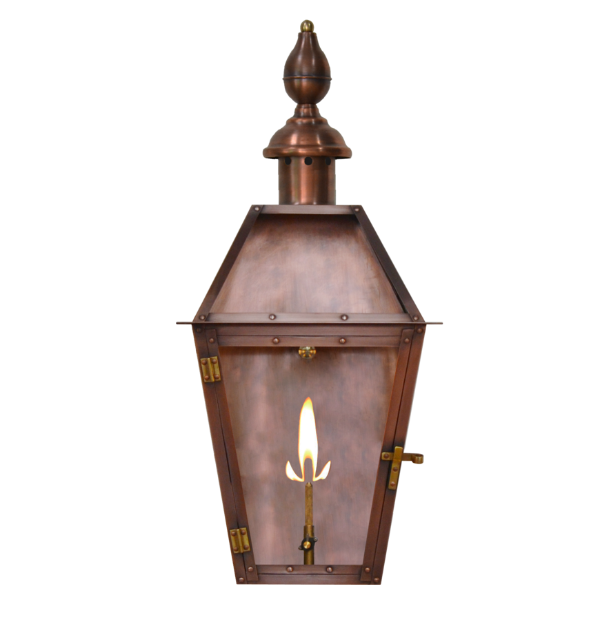 Creole Gas and Electric Copper Lanterns by The CopperSmith