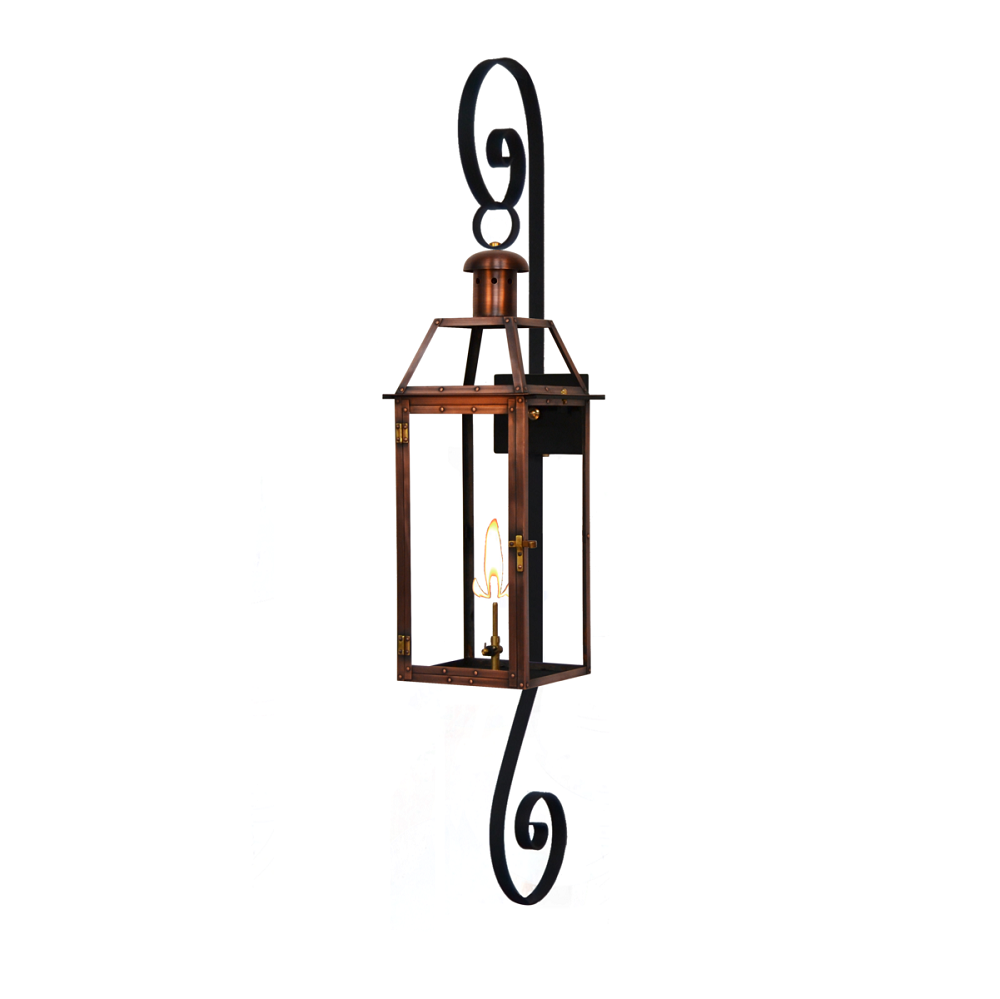 Coppersmith oakley gaslight with top-bottom scrolls