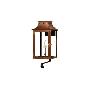 Coppersmith market street gaslight with bottom farm hook