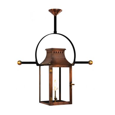 Coppersmith market street gaslight with classic yoke ladder rest