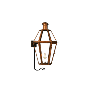 coppersmith mount vernon gaslight with bottom farm hook