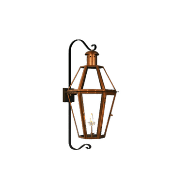 Coppersmith Mount Vernon Gaslight with Top-bottom farm hooks