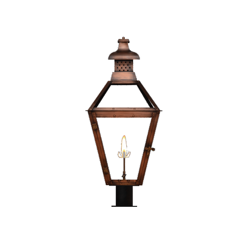 Coppersmith Pebble Hill Gaslight with Pier Mount Bracket