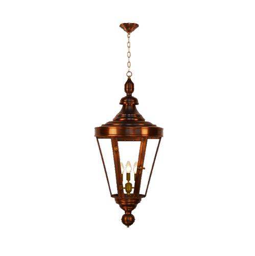 coppersmith royal street gaslight with hanging chain mount