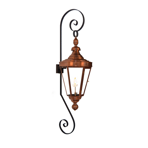 Coppersmith royal street gaslight for top and bottom scrolls