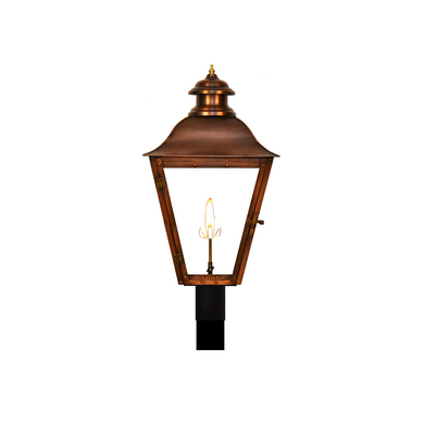 state street gaslight with post mount bracket